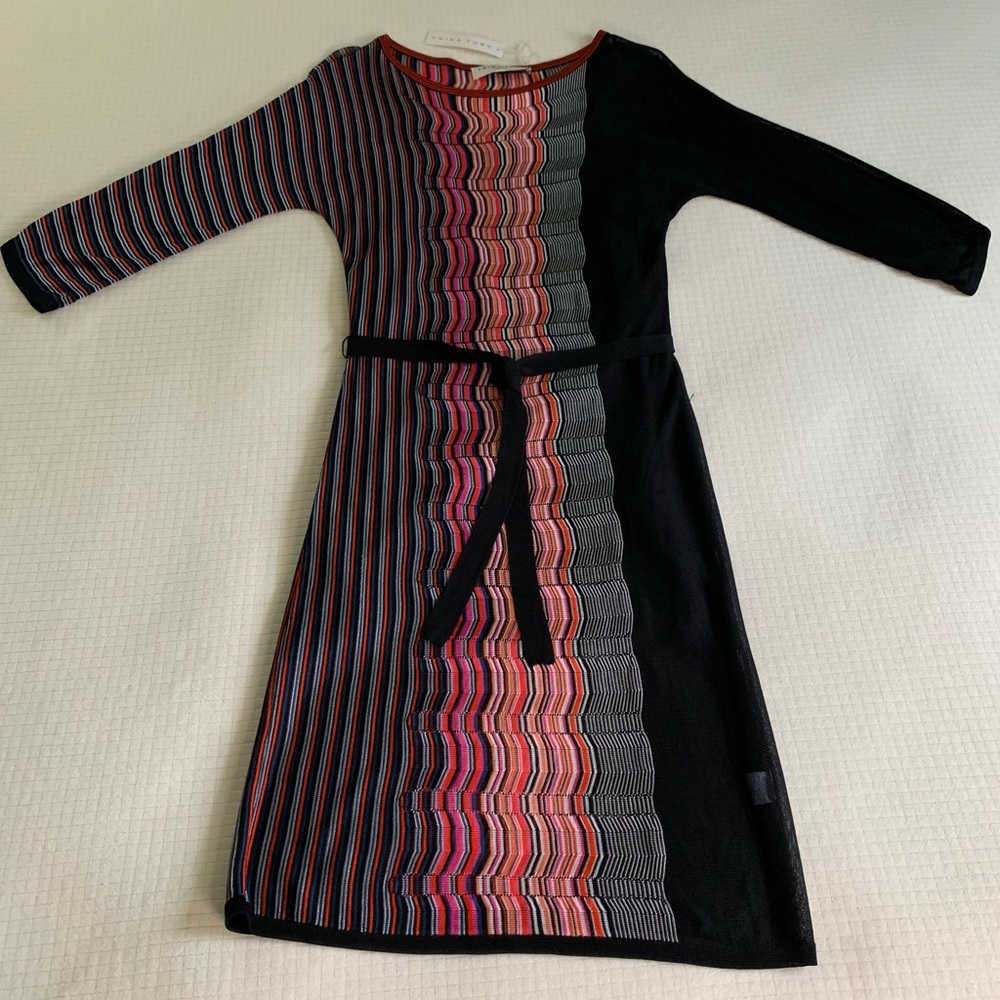 NWT Trina Turk zigzag knit dress